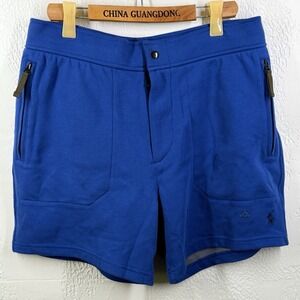 Polo Ralph Lauren Expedition Terry Shorts Men's Size Large Blue Drawstring
